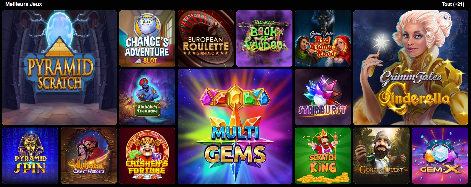 La Diversité des Jeux Gratowin